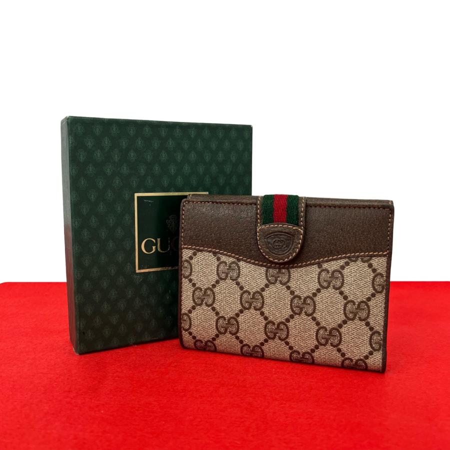 グッチ　長財布　GG柄　GGロゴ　シェリーライン　PVC ブラウン グッチ 長財布 GG柄 GGロゴ シェリーライン PVC ブラウン GUCCI グッチ