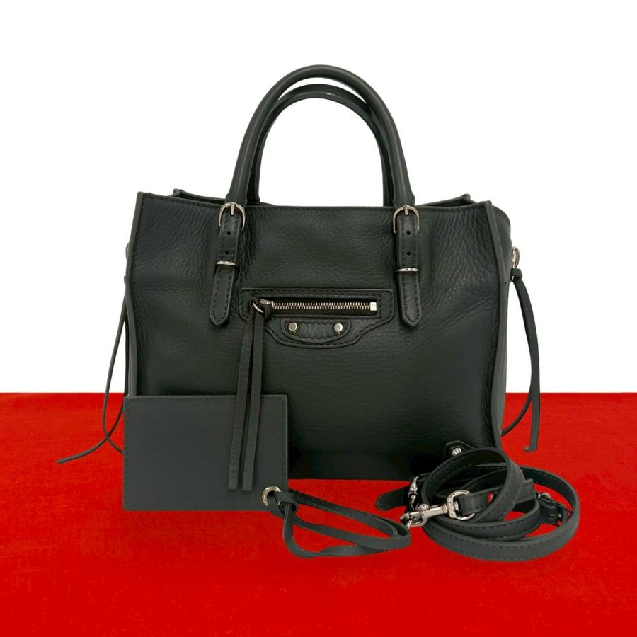 BALENCIAGA（バレンシアガ） 極 美品 ペーパーミニ レザー 本革 2way