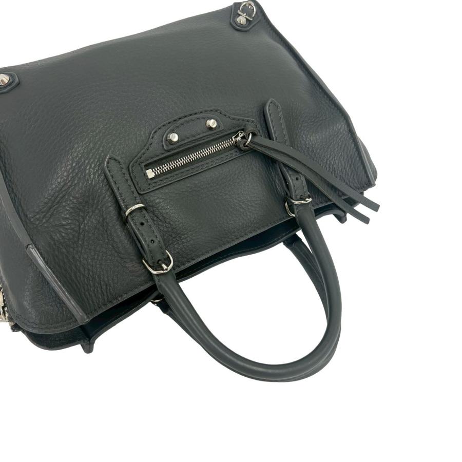 極美品 バレンシアガ「ザ・シティ」2WAYハンドバッグ ショルダーバッグ 特価 BALENCIAGA（バレンシアガ） 極 美品 ペーパーミニ レザー 本革 2way