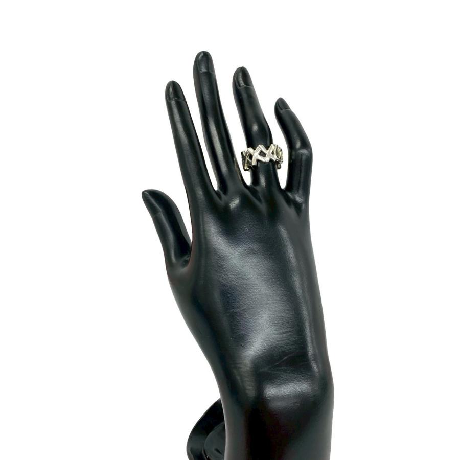 TIFFANY&Co.（ティファニー） 極 美品 ラブ&キス リング シルバー925
