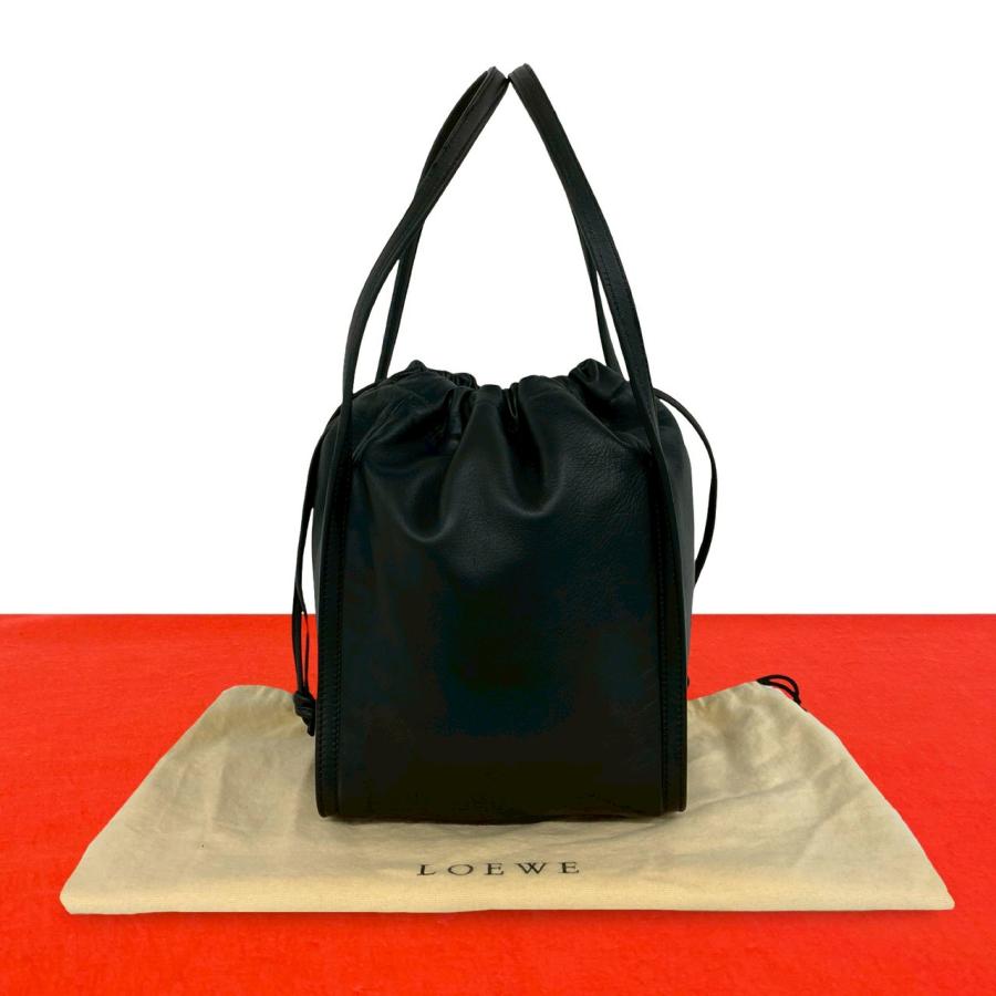 LOEWE（ロエベ） 極 美品 袋付き ヴィンテージ アナグラム ロゴ ナッパ