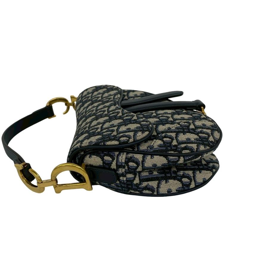 極 美品 Christian Dior ディオール オブリーク サドルバッグ