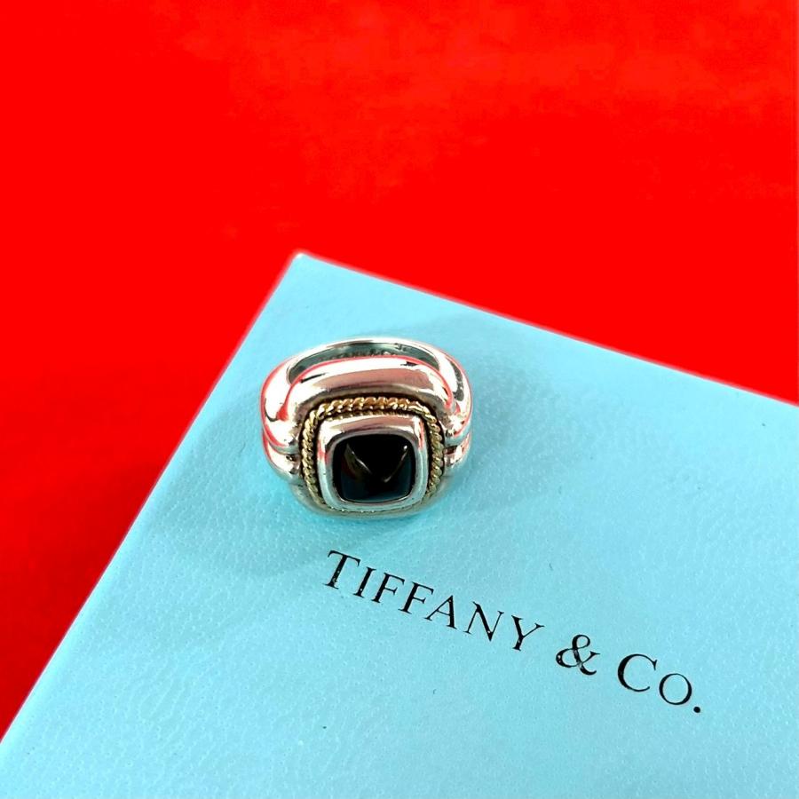TIFFANY&Co.（ティファニー） 極 美品 ヴィンテージ オニキス リング