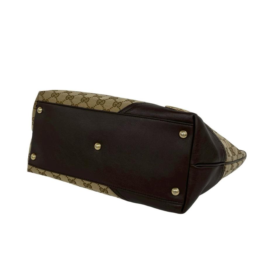 GUCCI（グッチ） 極 美品 GG キャンバス ロゴ 金具 キャンバス レザー