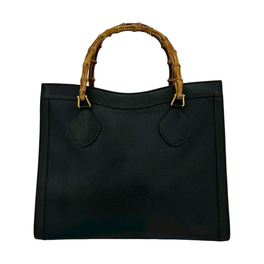 ✨GUCCI✨グッチ✨バンブー✨レザー✨ブラック✨ヴィンテージ✨トートバッグ✨ GUCCI（グッチ） 極 美品 袋付き オールドグッチ ヴィンテージ