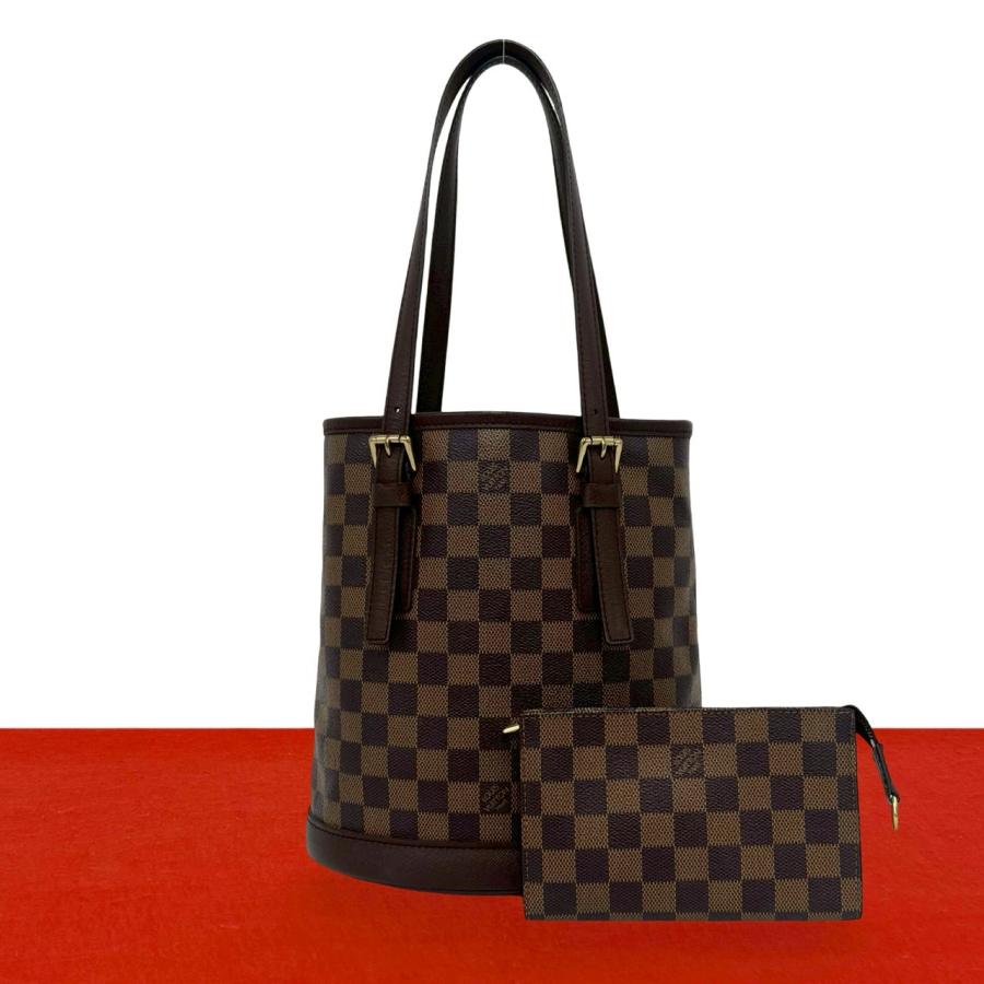 レディース 極美品 LOUIS VUITTON マレ バケットPM ダミエ トートバッグ