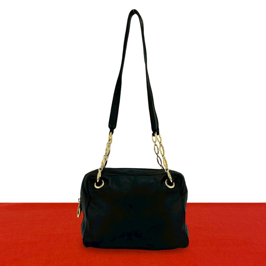 LOEWE（ロエベ） 極 美品 ヴィンテージ アナグラム ロゴ ナッパ レザー