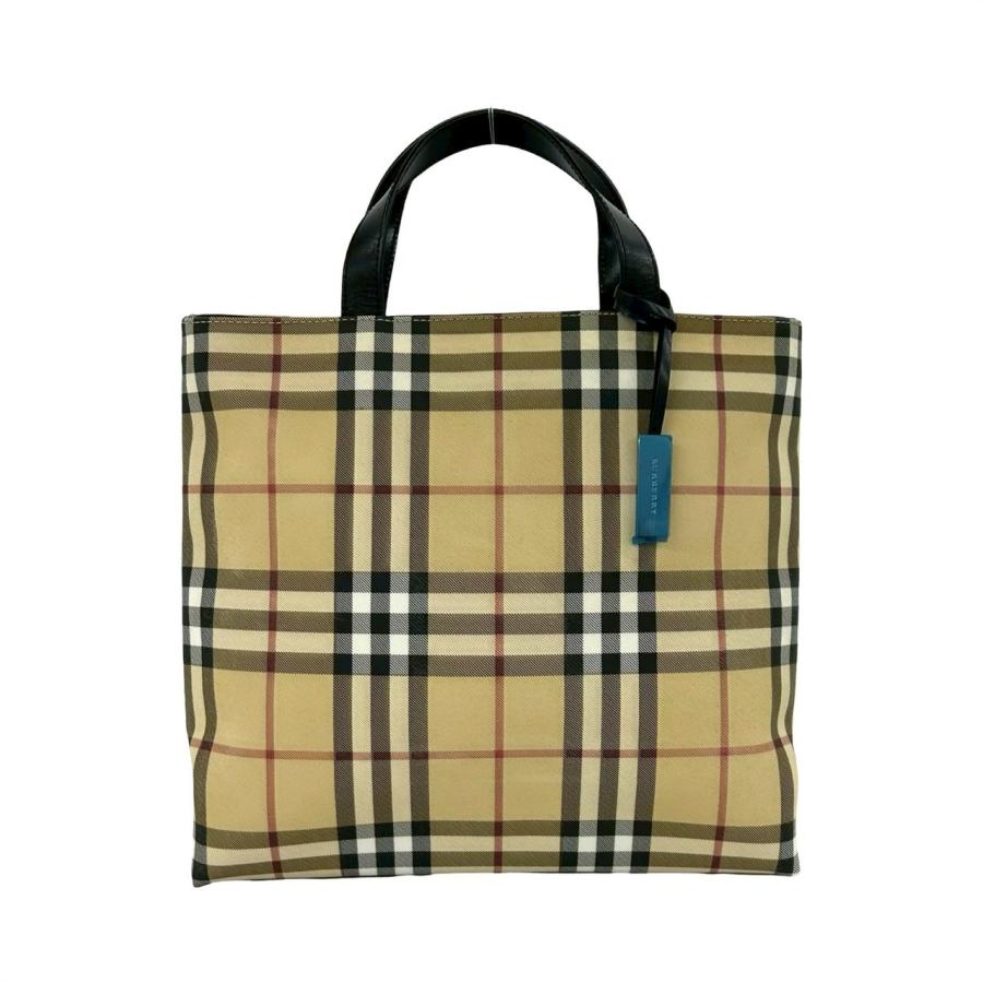 BURBERRY（バーバリー） 極 美品 ノバチェック 柄 レザー 本革