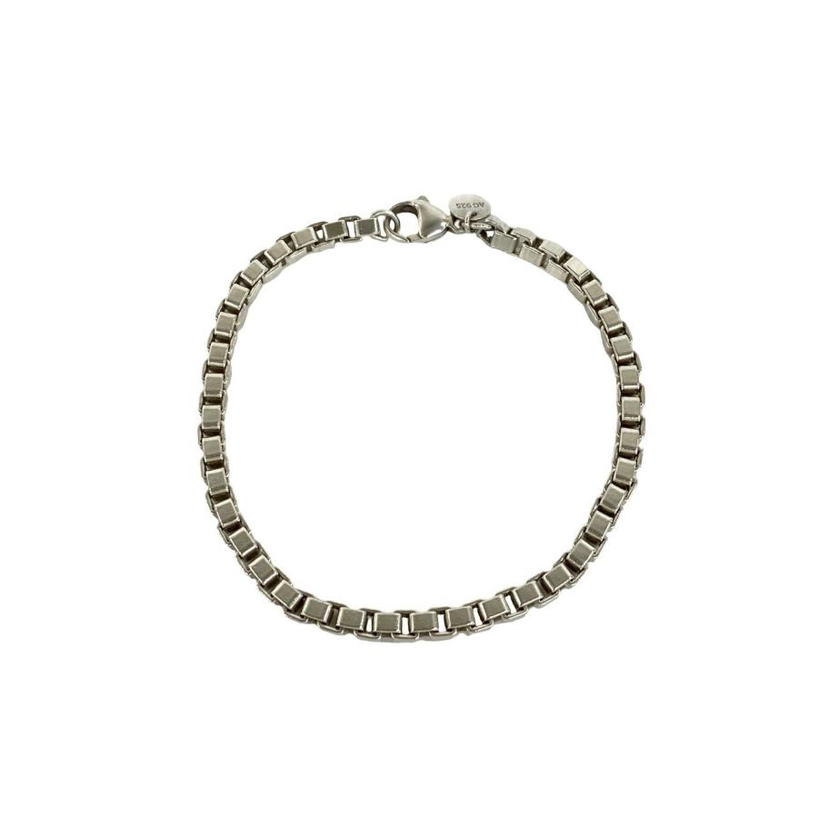美品 Tiffany ベネチアン チェーン ブレスレット シルバー ビンテージ TIFFANY&Co.（ティファニー） 極 美品 ヴィンテージ ベネチアン