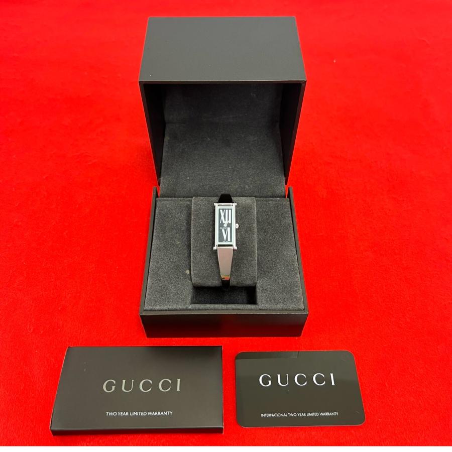 GUCCI（グッチ） 稼働品 極 美品 ケース付き 1500L バングルウォッチ