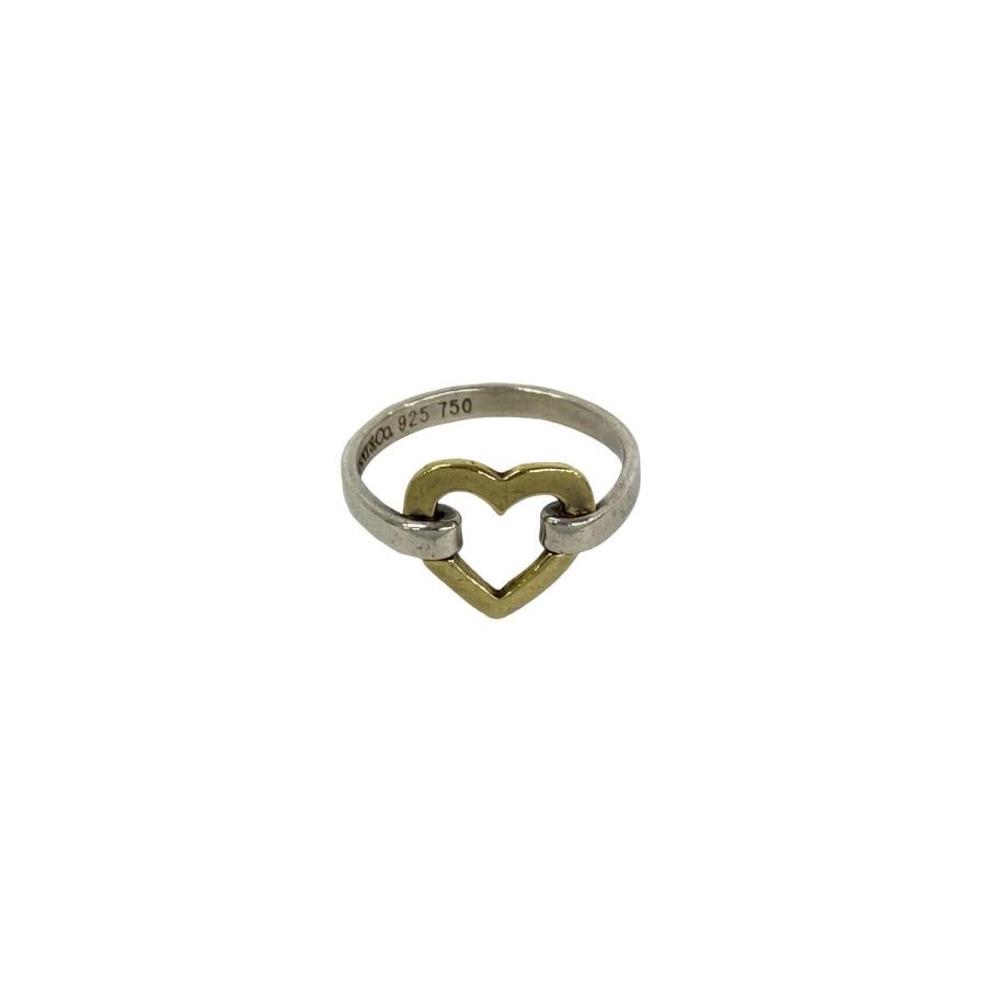 Tiffany&Co.ティファニー オープンハート リング シルバー 極美品 極 
