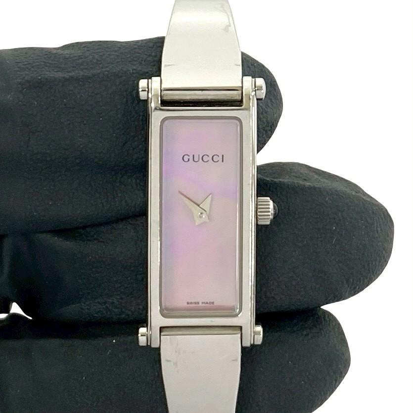 GUCCI（グッチ） 稼働品 極 美品 1500L バングルウォッチ ステンレス