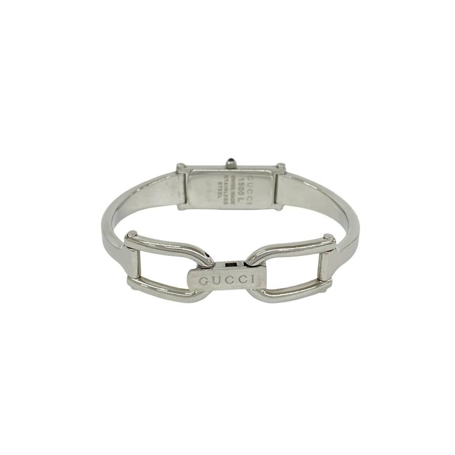 GUCCI（グッチ） 稼働品 極 美品 1500L バングルウォッチ ステンレス