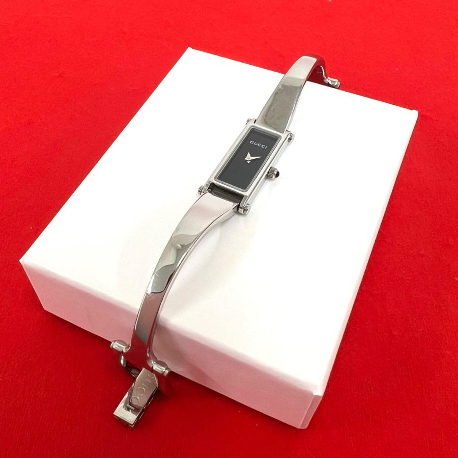 GUCCI（グッチ） 稼働品 極 美品 1500L バングルウォッチ ステンレス