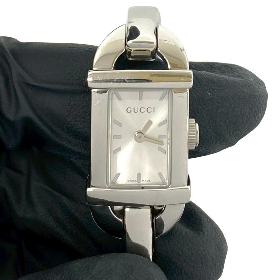 GUCCI（グッチ） 稼働品 極 美品 6800L バングルウォッチ ステンレス