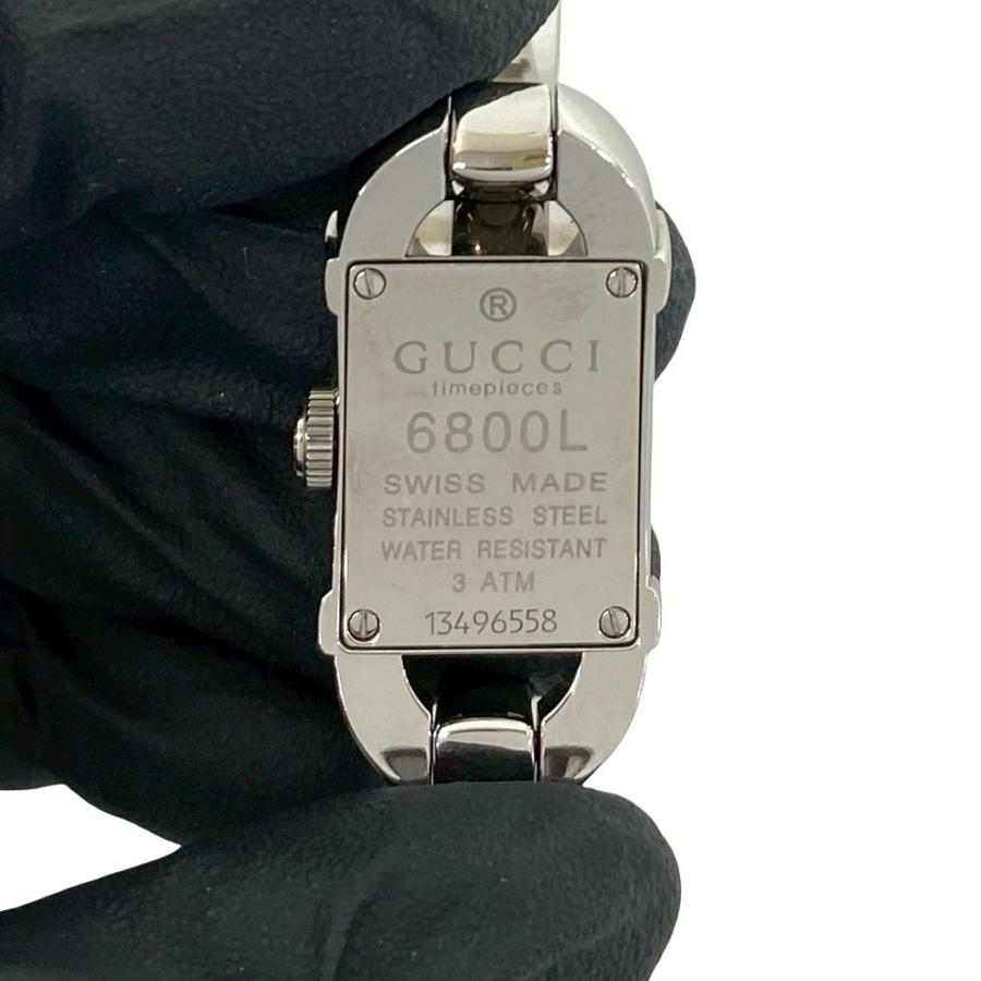 GUCCI（グッチ） 稼働品 極 美品 6800L バングルウォッチ ステンレス
