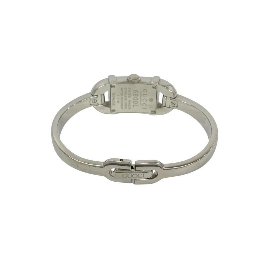 GUCCI（グッチ） 稼働品 極 美品 6800L バングルウォッチ ステンレス