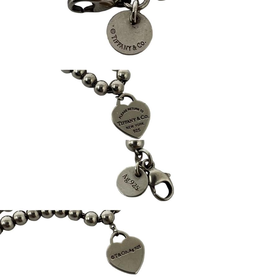 【美品】ティファニー　リターントゥ　ハートタグ　ブレスレット ボールチェーン TIFFANY&Co.（ティファニー） 極 美品 リターントゥ ハートタグ