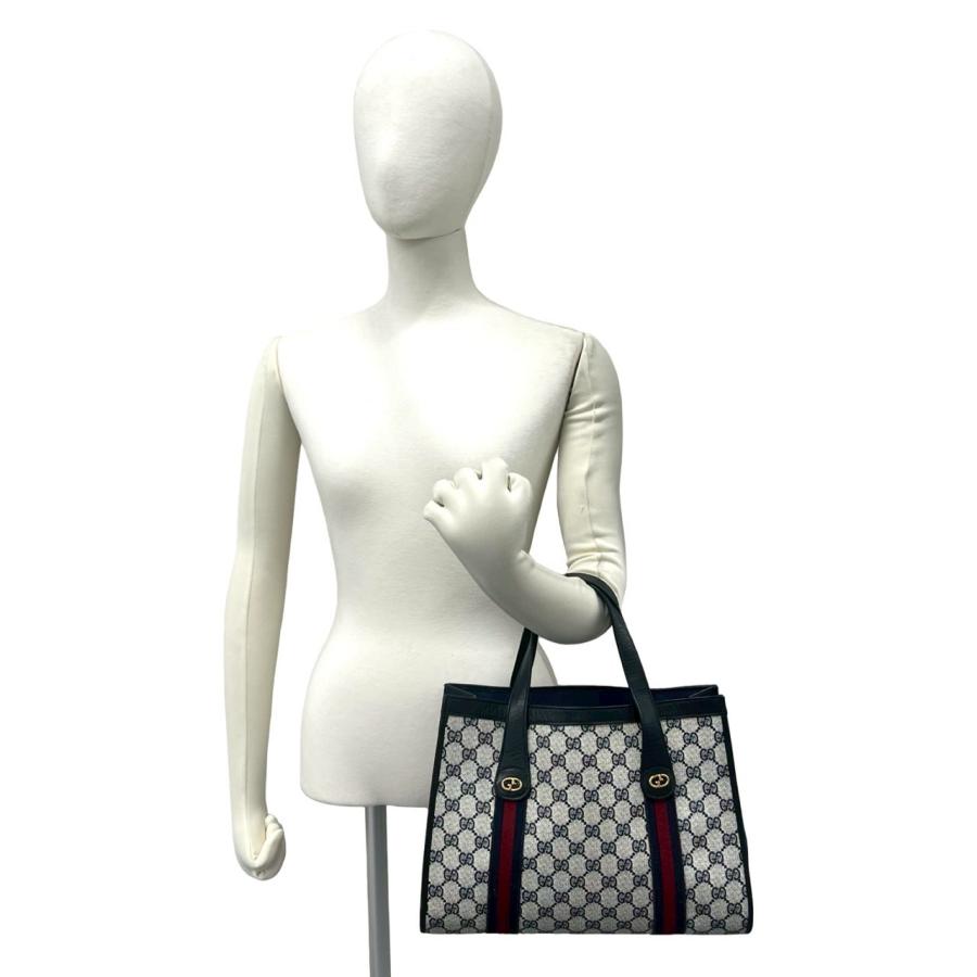 GUCCI（グッチ） 極 美品 オールドグッチ シェリーライン GG ロゴ 柄