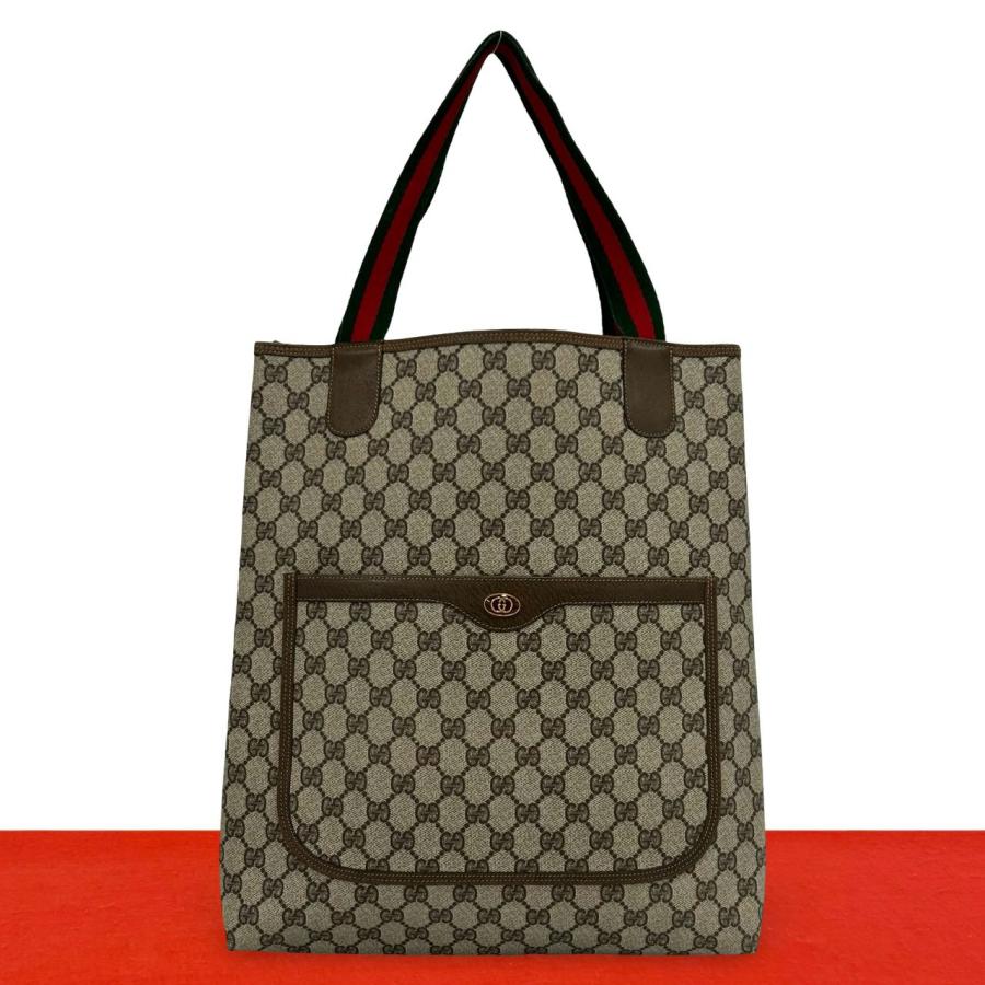 GUCCI（グッチ） 極 美品 オールドグッチ シェリーライン GG ロゴ 柄