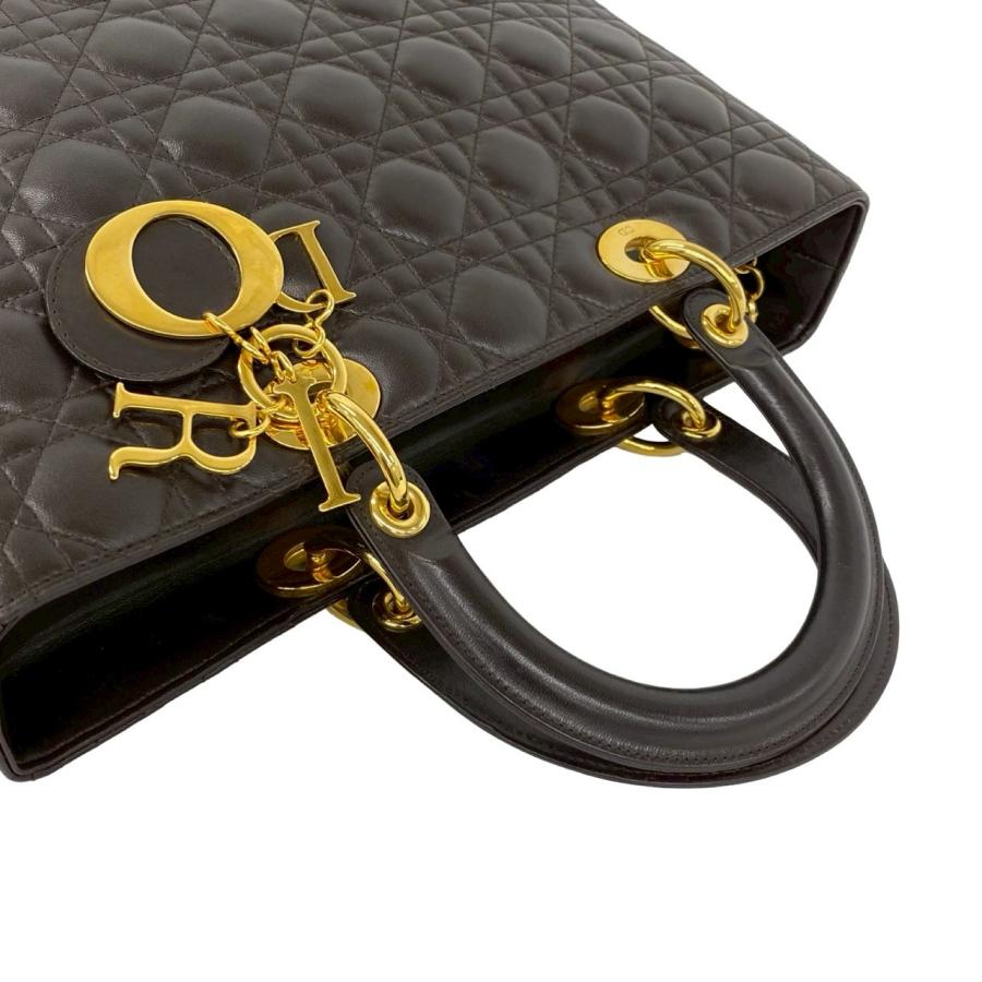 極 美品 Christian Dior ディオール レディディオール カナージュ