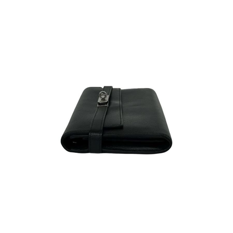 エルメス ケリーウォレット ヴォーエプソン ロングウォレット ブラック D刻印 HERMES（エルメス） 極 美品 □O 刻印 ケリー ウォレット ロング