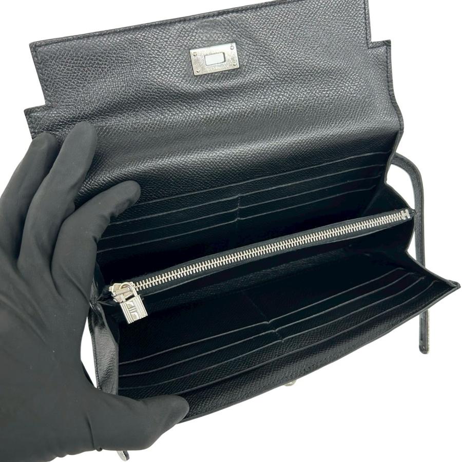 HERMES（エルメス） 極 美品 □O 刻印 ケリー ウォレット ロング