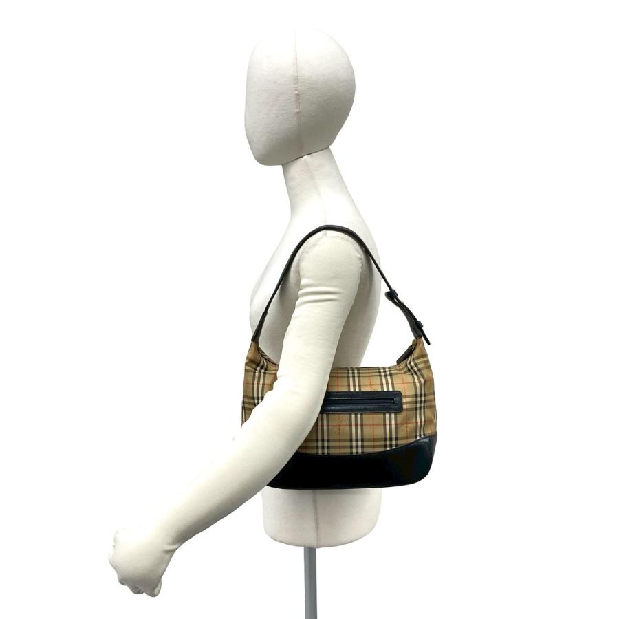 BURBERRY ノバチェック ワンショルダー ハンドバッグ シャドーホース BURBERRY（バーバリー） 極 美品 ノバチェック シャドーホース 柄