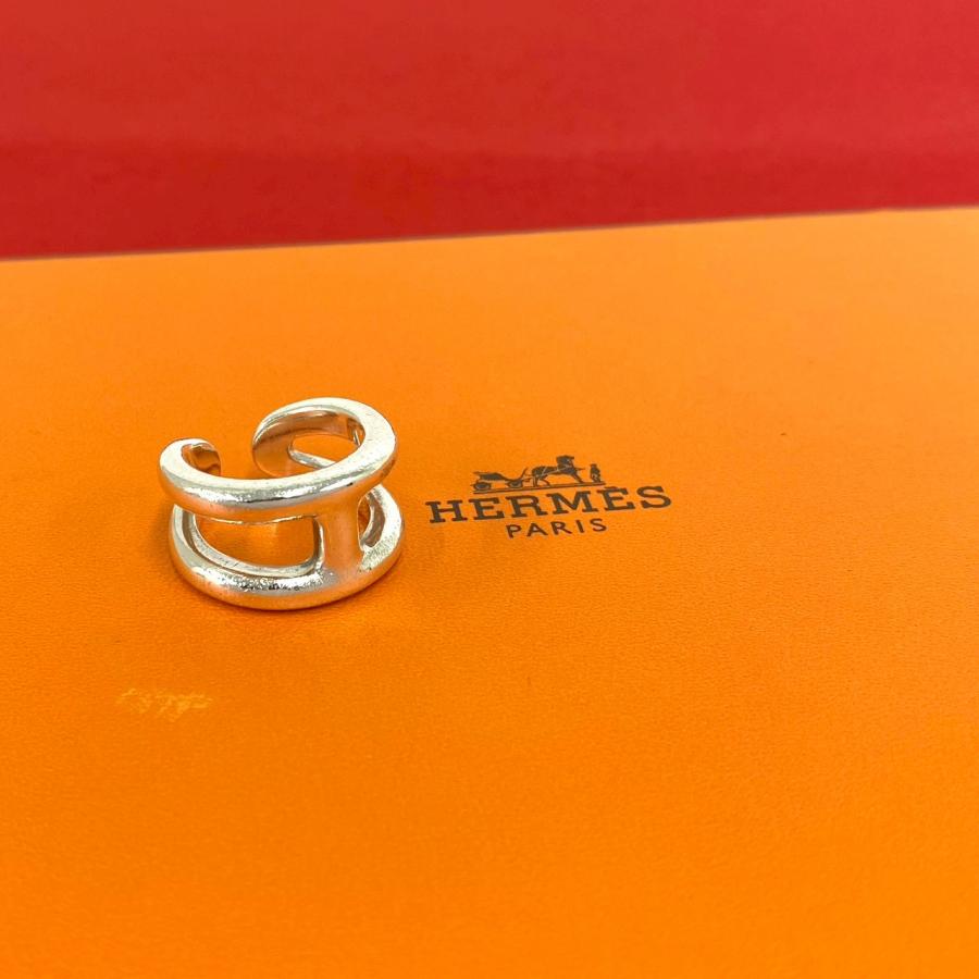 HERMES（エルメス） 極 美品 希少品 オスモズ PM リング シルバー925
