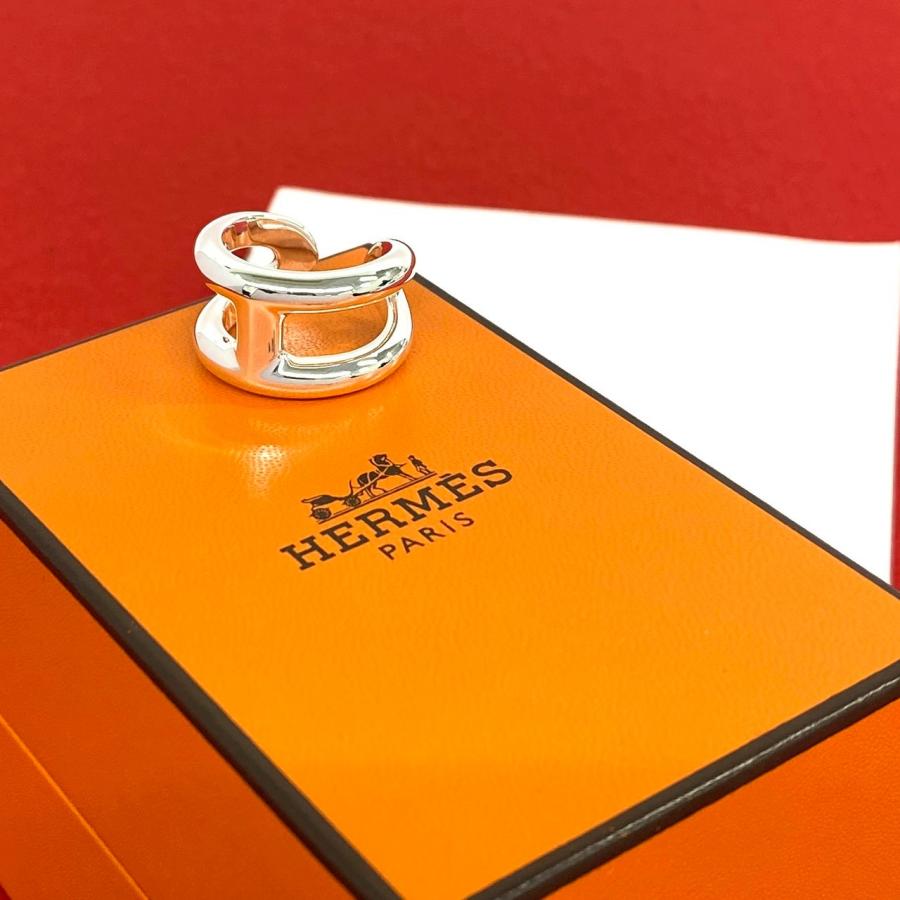 【極美品】エルメス オスモズPMリング 53（13号）シルバー925 付属品完備 HERMES（エルメス） 極 美品 保存箱付 オスモズ PM シルバー925 指輪