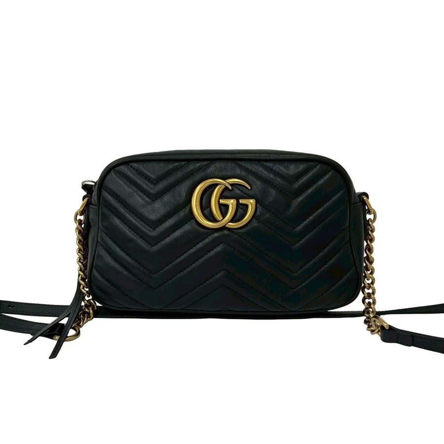 GUCCI（グッチ） 極 美品 箱 袋付き GGマーモント ロゴ 金具