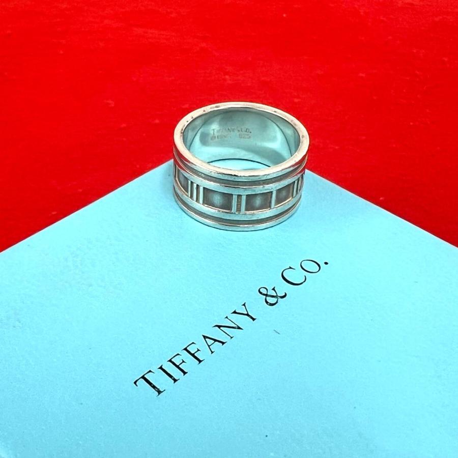極 美品 TIFFANY&Co. ティファニー ヴィンテージ アトラス ワイド リング シルバー925 指輪 20号 アクセサリー シルバー 44815 TIFFANY&Co.（ティファニー） 極 美品 ヴィンテージ アトラス ワイド