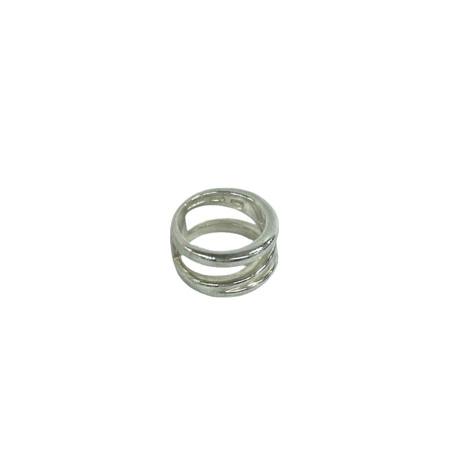 TIFFANY&Co.（ティファニー） 極 美品 ダイアゴナル リング シルバー