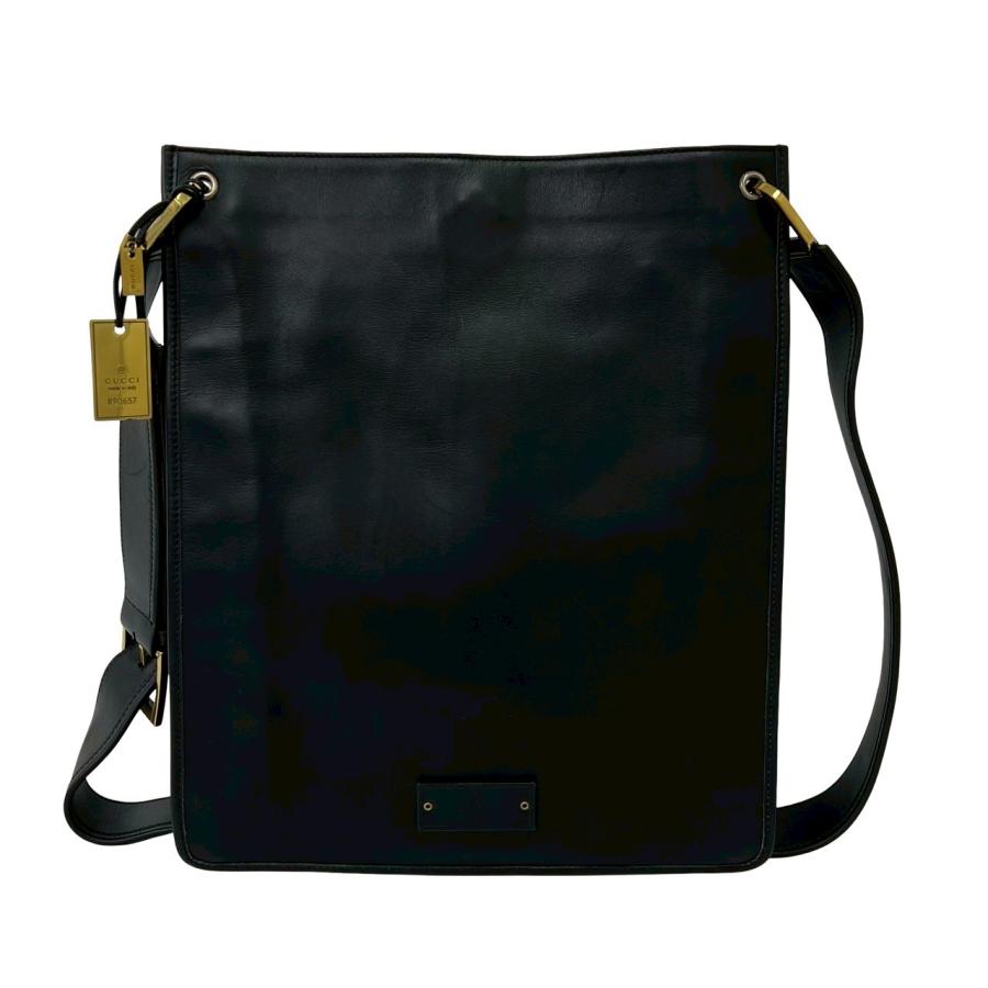 GUCCI（グッチ） 極 美品 希少品 ロゴ 金具 レザー 本革 ショルダー 