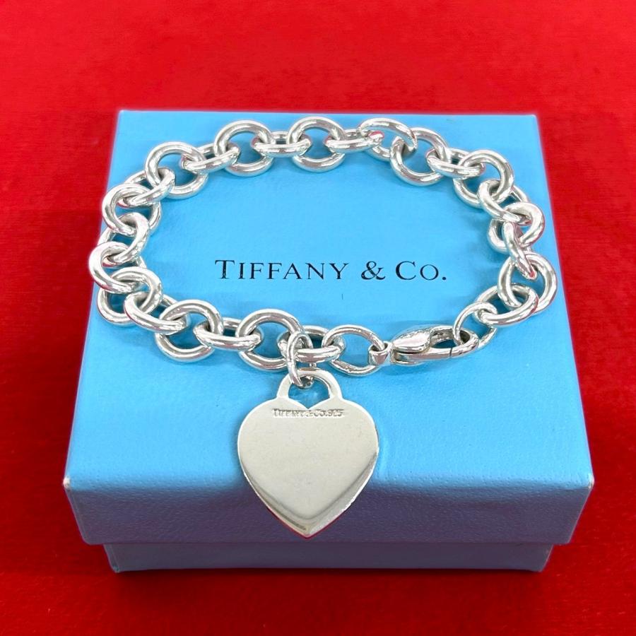 美品✨ティファニー　リターントゥ　ハートタグ　シルバー　ブレスレット TIFFANY&Co.（ティファニー） 極 美品 リターントゥ ハートタグ