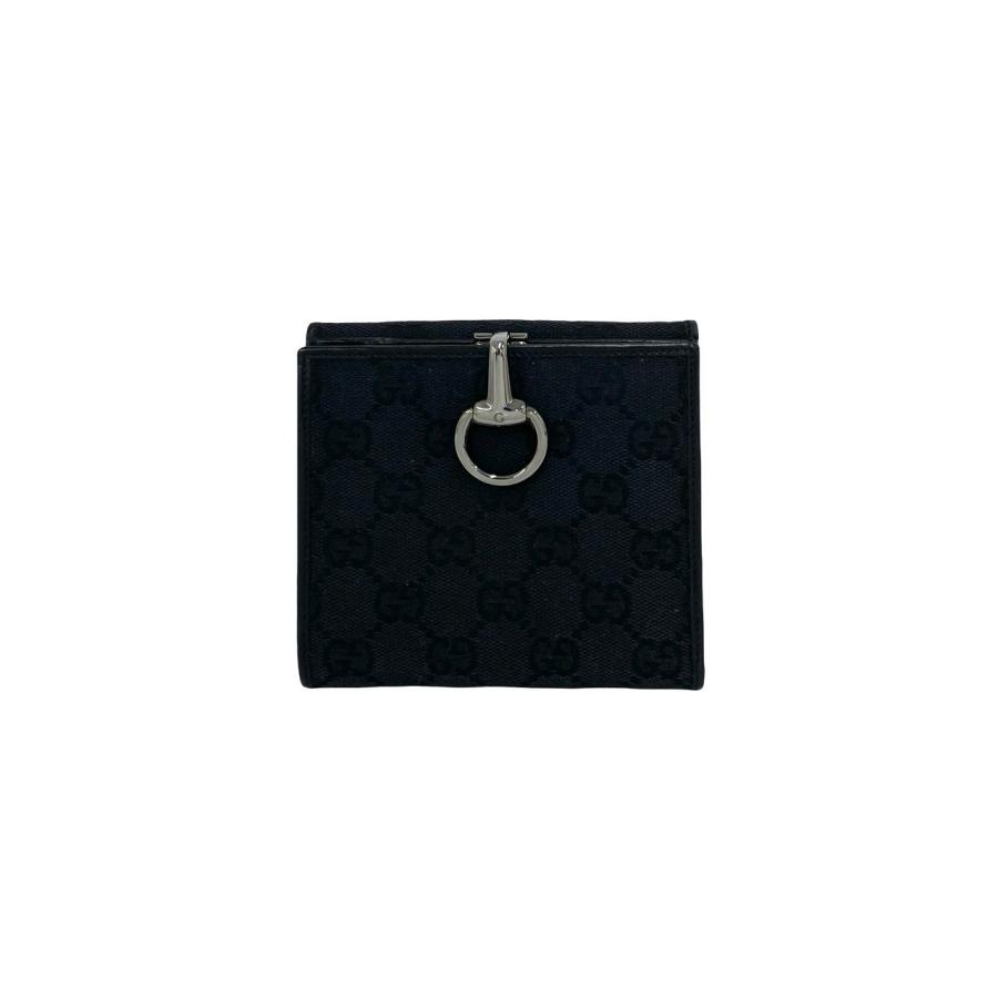 GUCCI（グッチ） 極 美品 箱付き GG 柄 ロゴ金具 キャンバス レザー 本