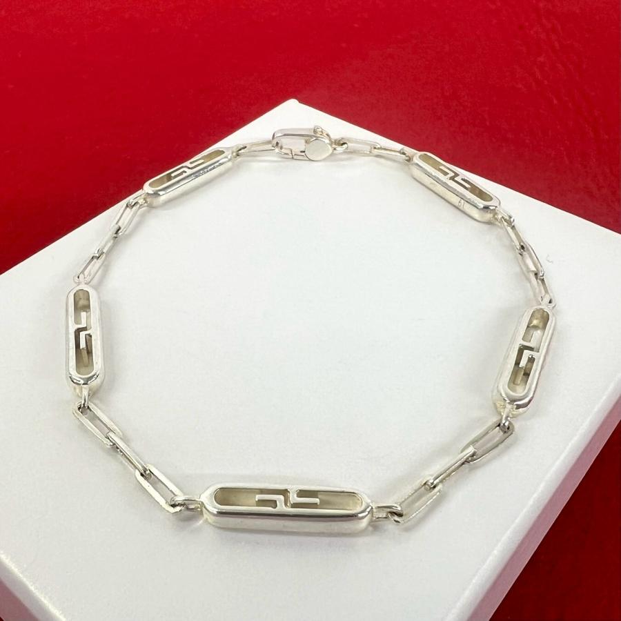 GUCCI（グッチ） 極 美品 ヴィンテージ GGロゴ モチーフ シルバー925