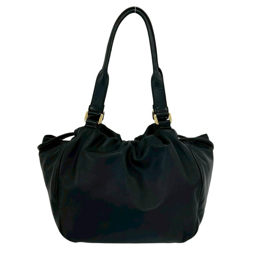 希少✨ LOEWE アナグラム レザーハンドバッグ LOEWE（ロエベ） 極 美品 希少品 アナグラム ロゴ レザー 本革 巾着