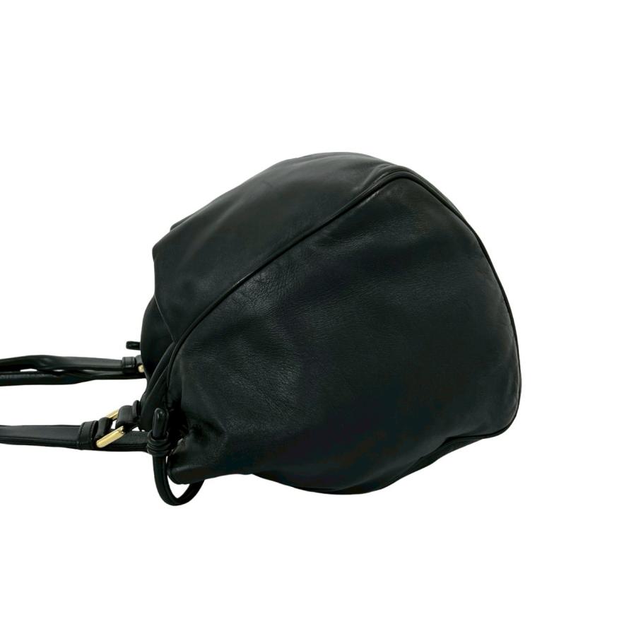 LOEWE（ロエベ） 極 美品 希少品 アナグラム ロゴ レザー 本革 巾着