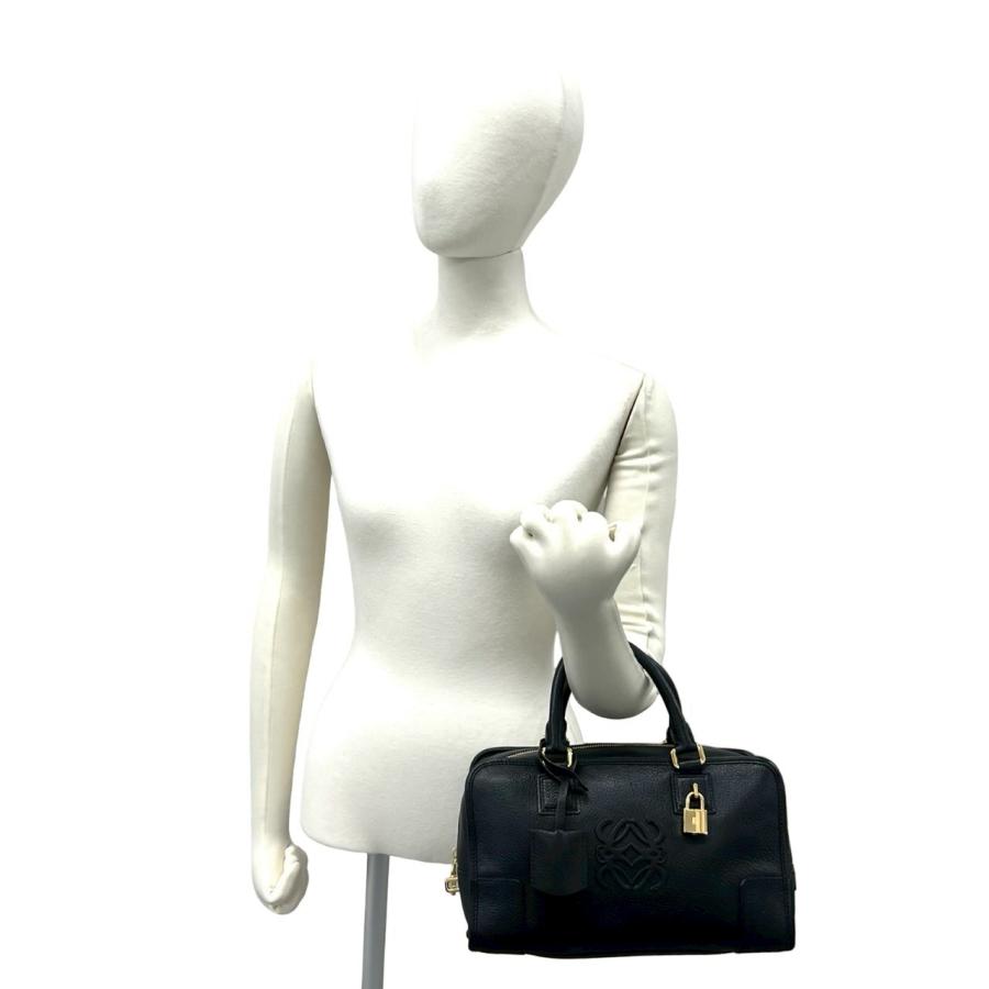 LOEWE（ロエベ） 極 美品 袋 鍵付き アマソナ 28 アナグラム ロゴ