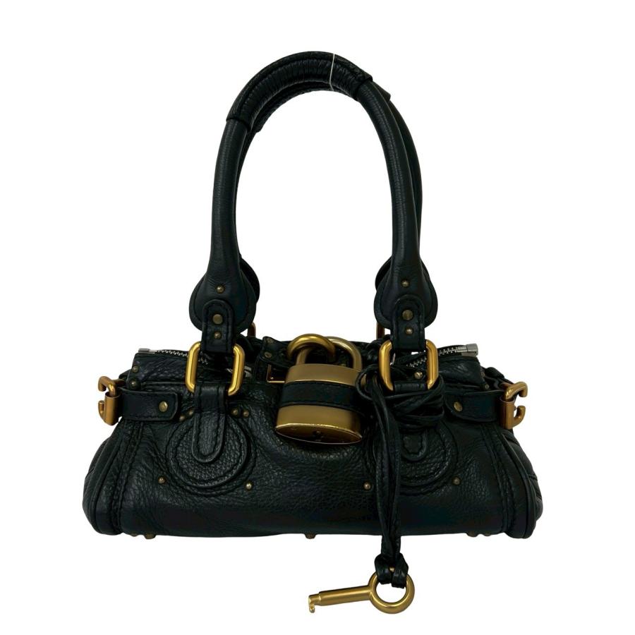 Chloe（クロエ） 極 美品 希少品 鍵 カデナ付き パディントン ロゴ