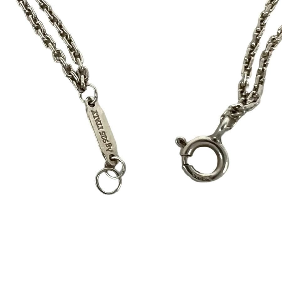 美品【Tiffany】ハードウェアネックレス TIFFANY&Co.（ティファニー） 極 美品 ハードウェア ダブルリンク
