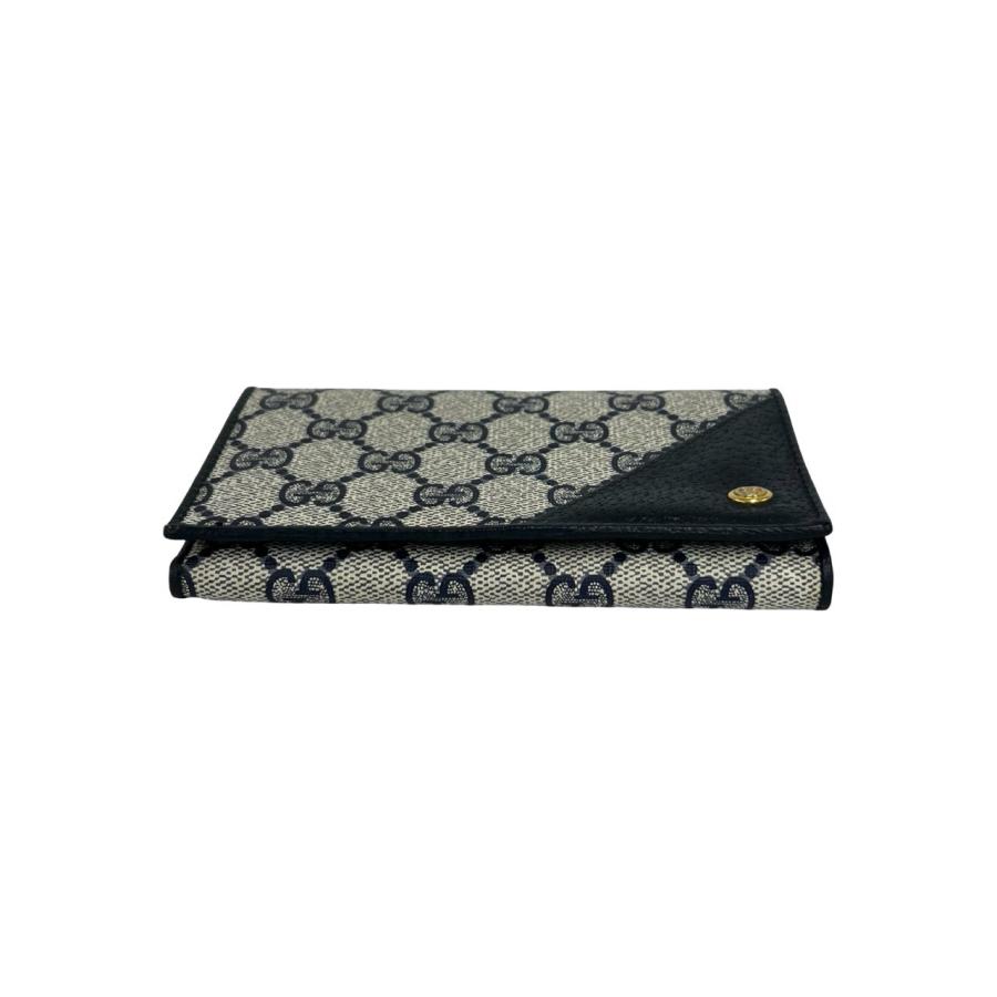 GUCCI（グッチ） 極 美品 希少品 GG ロゴ 柄 金具 レザー 本革 二