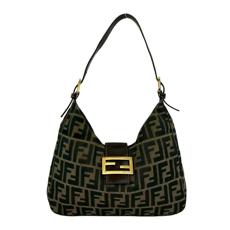 FENDI（フェンディ） 極 美品 ヴィンテージ ズッカ FF 柄 ロゴ 金具