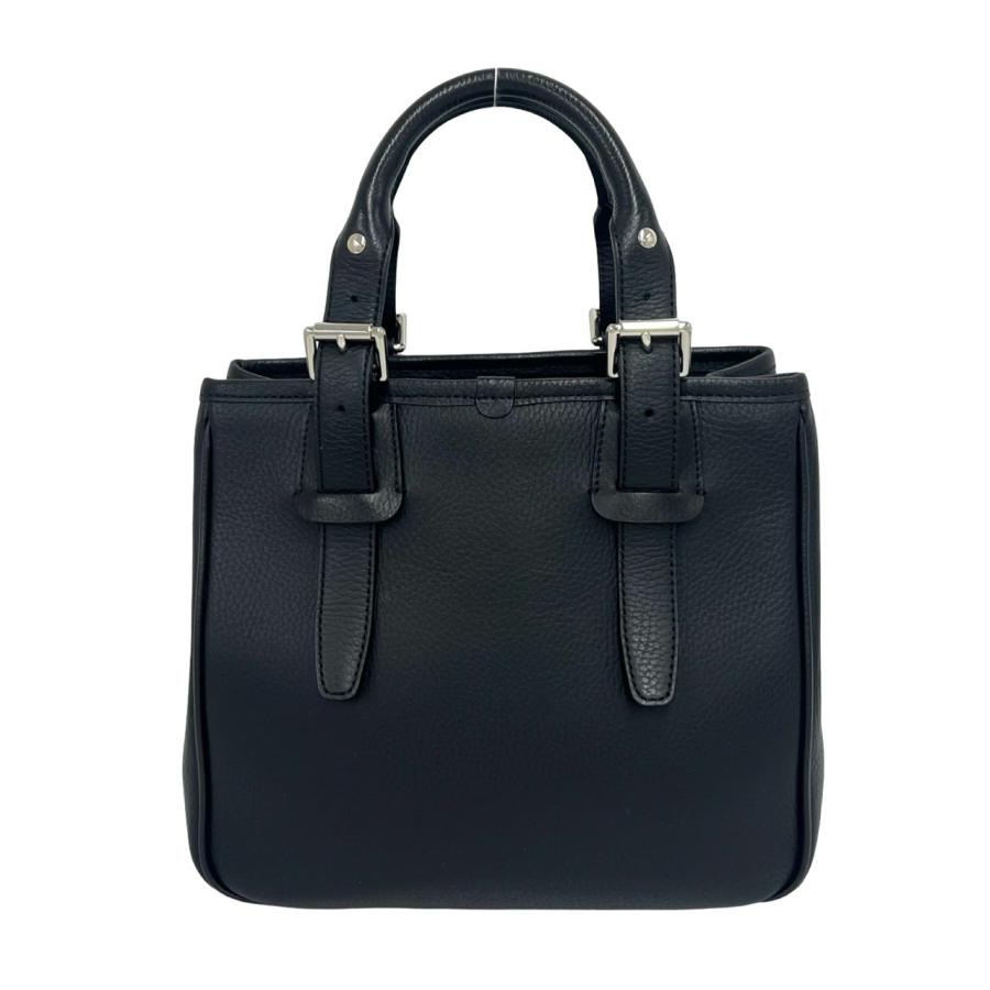バーバリー　ハンドバッグ　トート　ミニ　ノバチェック　ブラックレザー BURBERRY（バーバリー） 極 美品 袋付き ノバチェック 柄 ロゴ 刻印