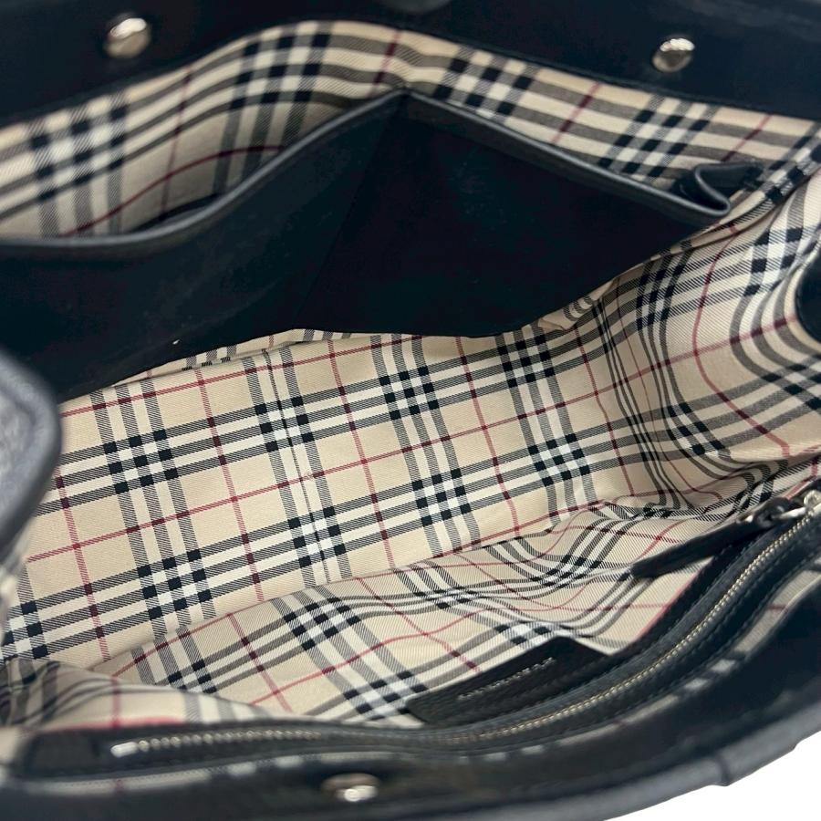 BURBERRY（バーバリー） 極 美品 袋付き ノバチェック 柄 ロゴ 刻印