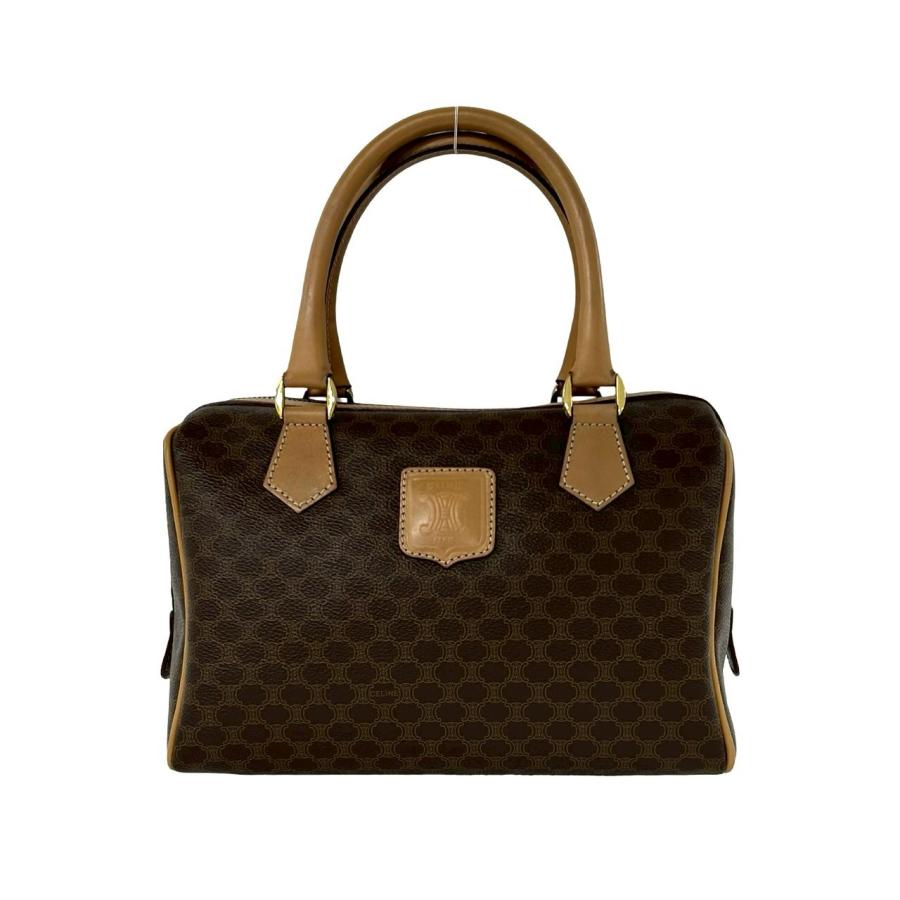 CELINE（セリーヌ） 極 美品 ヴィンテージ マカダム ブラゾン ロゴ 柄