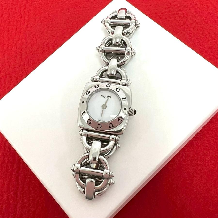 GUCCI Timeless Heritage 腕時計　ホースビット　美品　箱付 GUCCI（グッチ） 稼働品 極 美品 希少品 ホースビット チェーン