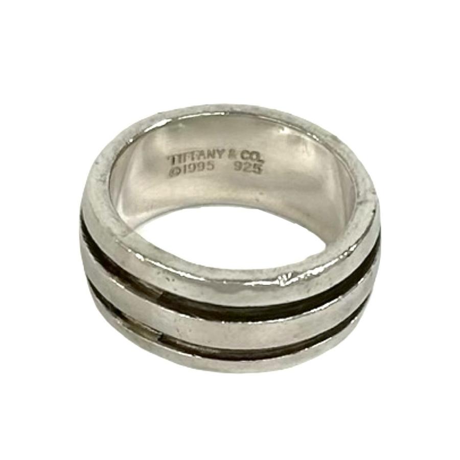 TIFFANY&Co.（ティファニー） 極 美品 グルーブド ダブルライン リング