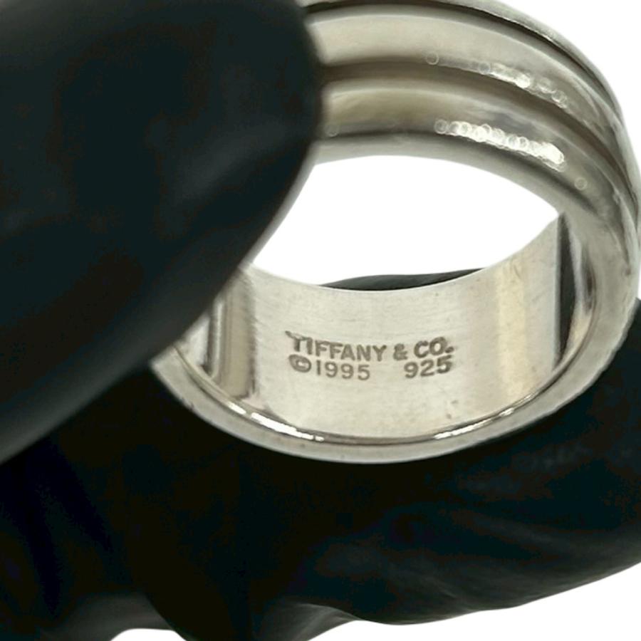TIFFANY&Co.（ティファニー） 極 美品 グルーブド ダブルライン リング